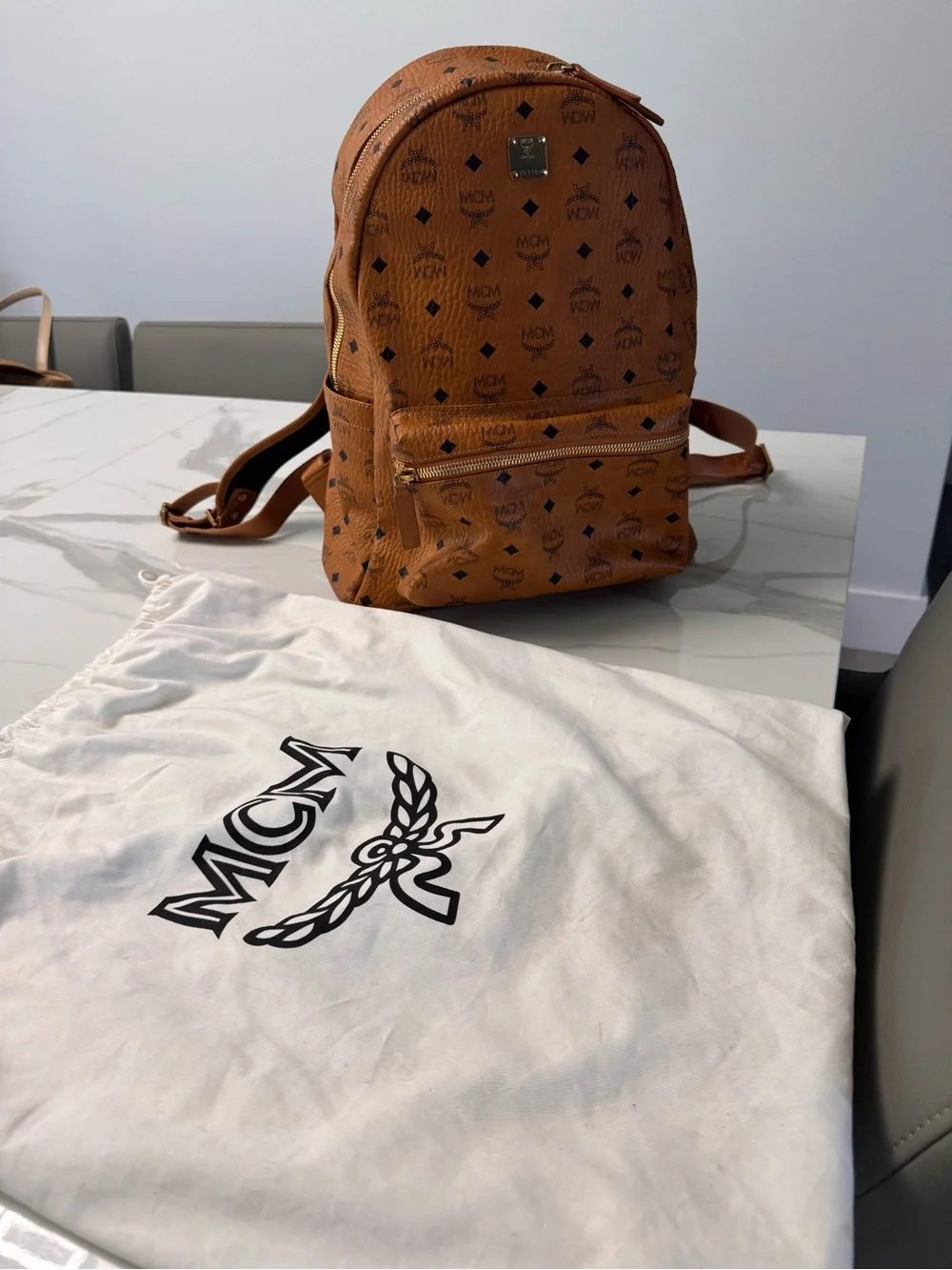 MCM compact backpack